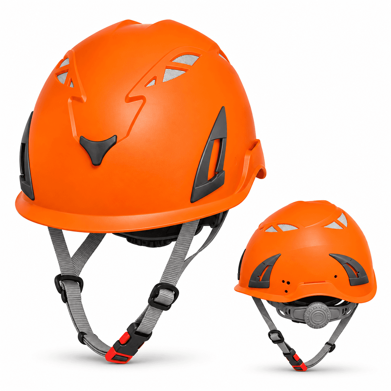 Casco para descenso naranja