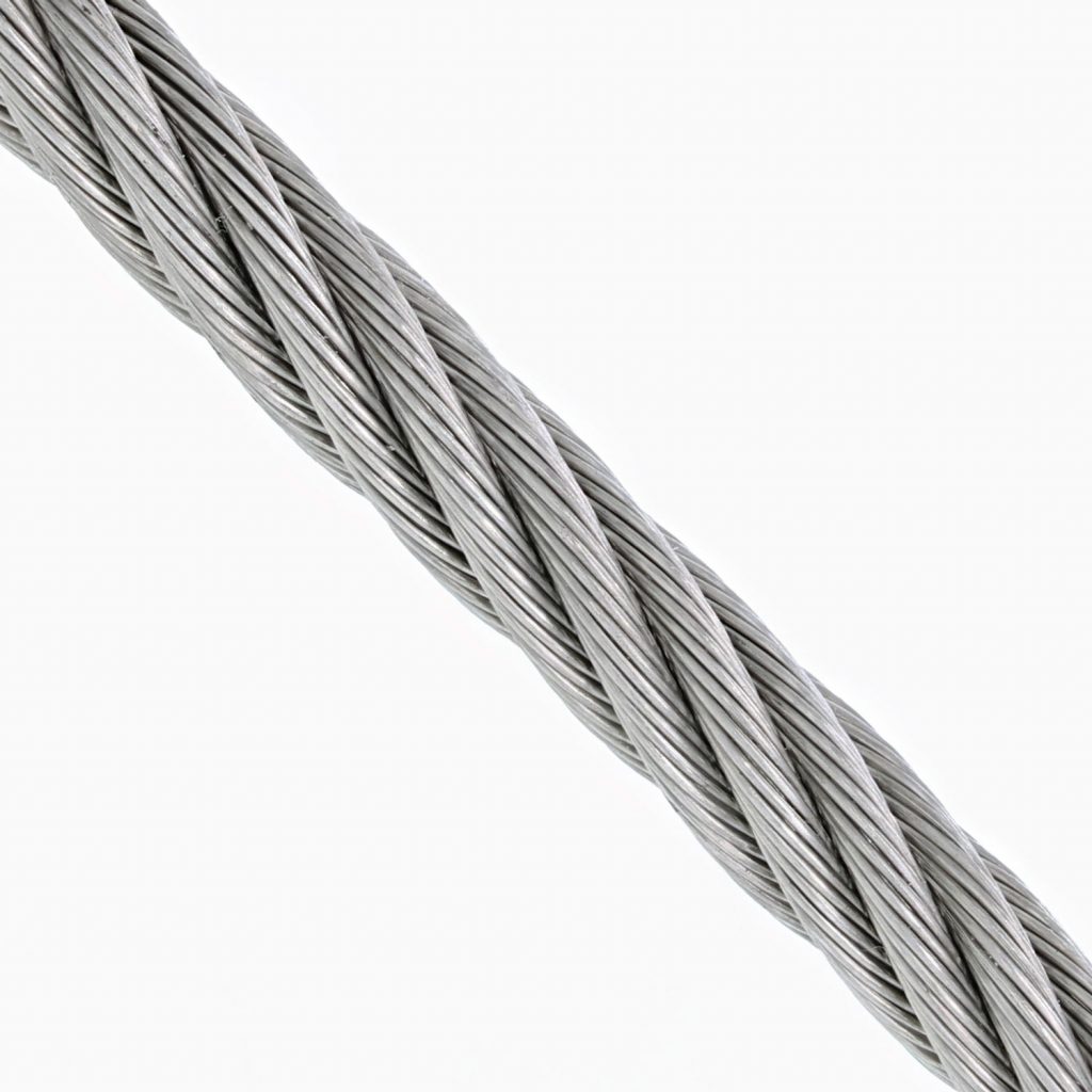 Cable de Acero Galv. Alma de Yute 6×19 Ferretería América